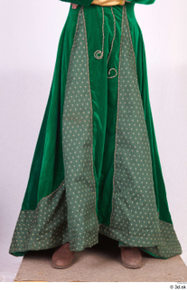  Photos Woman in Historical Dress 107 17th century green skirt historical clothing lower body 0001.jpg